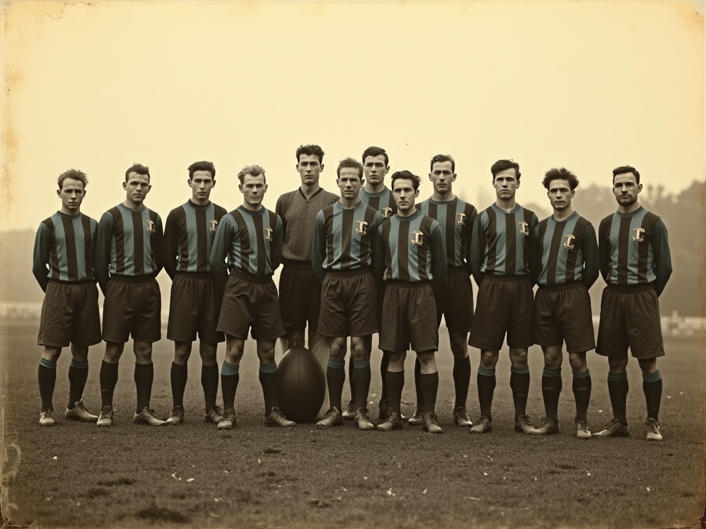 Maillot Inter Milan historique 1908 - origines des couleurs nerazzurre