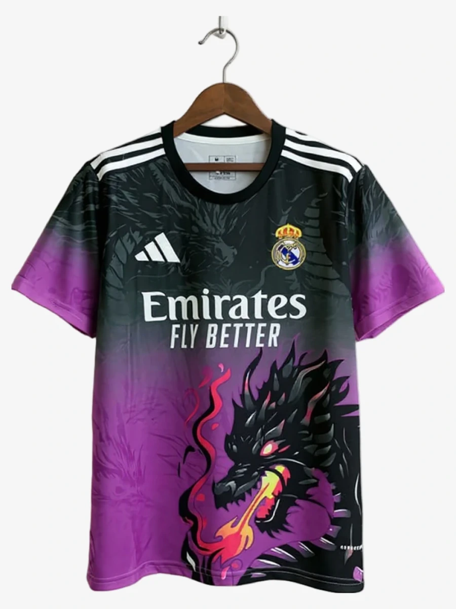 Maillot Concept Réal Madrid Édition Dragon Violet 2025-2026