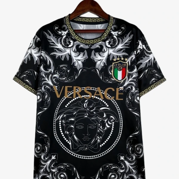 Maillot Italie Concept Noir Doré 2023 2024