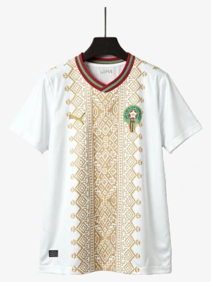 Maillot Maroc Blanc Extérieur Coupe du Monde 2026