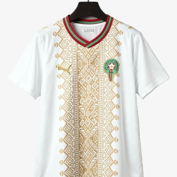 Maillot Maroc Blanc Extérieur Coupe du Monde 2026