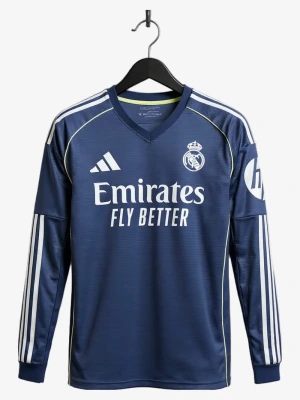 Maillot Real Madrid Extérieur Manches Longues 2025-2026
