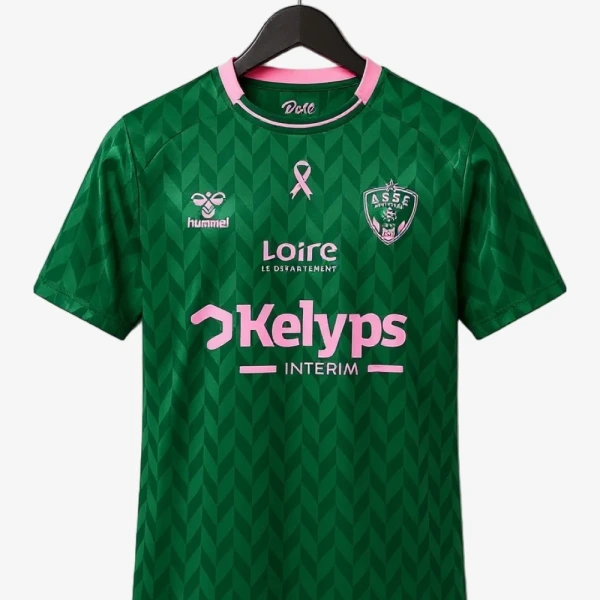 Maillot Saint-Étienne Octobre Rose 2025-2026