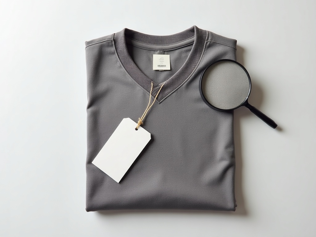 Maillot de foot avec étiquette prix et détail tissu technique