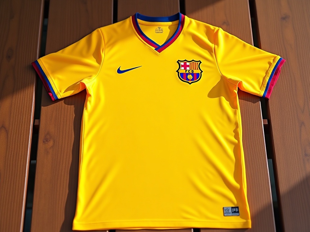 Maillot extérieur FC Barcelone 2026-2027 couleur jaune doré
