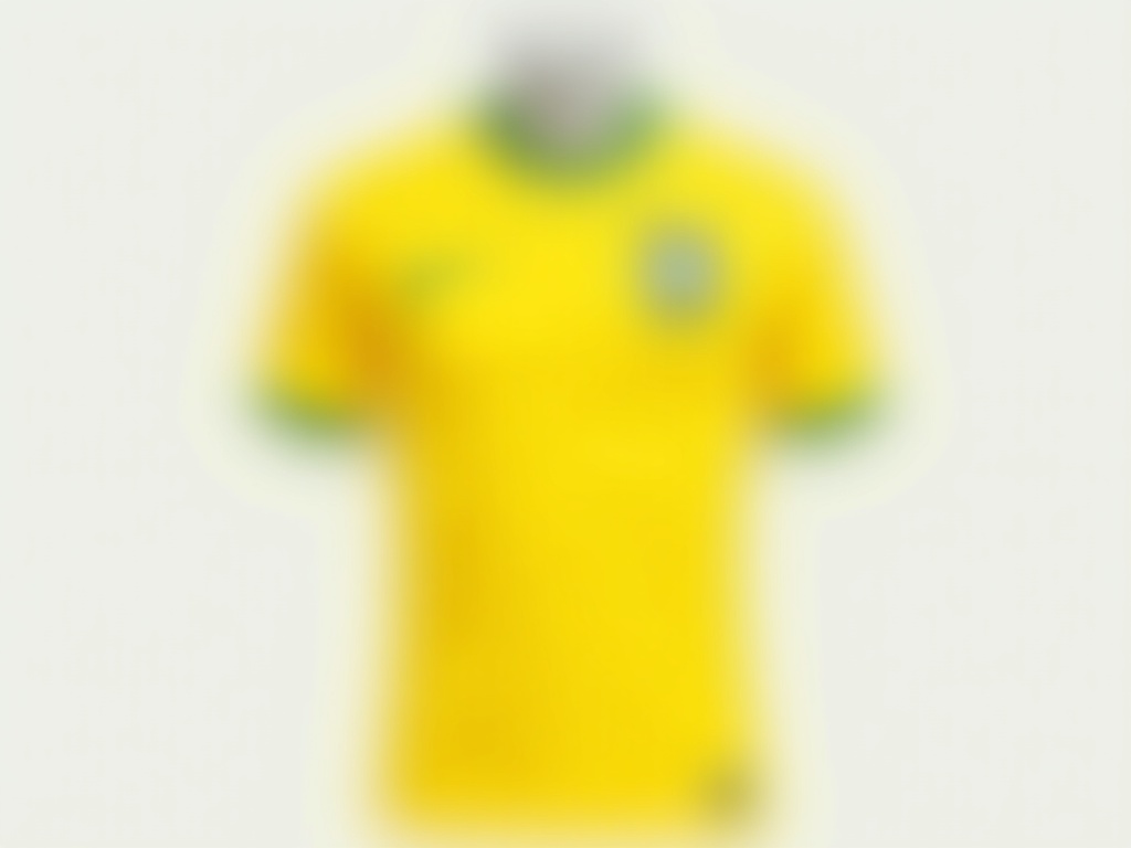 Maillot domicile jaune Brésil 2026 face avant sur mannequin