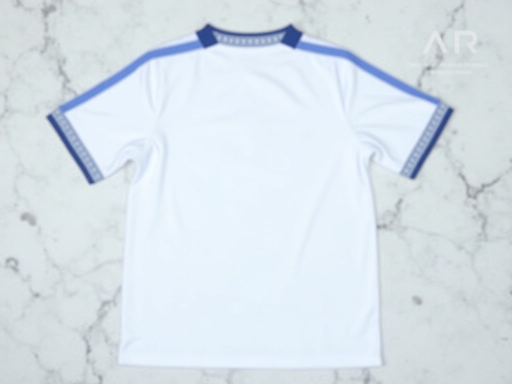 Nouveau maillot domicile OM 2026-2027 blanc avec détails bleus
