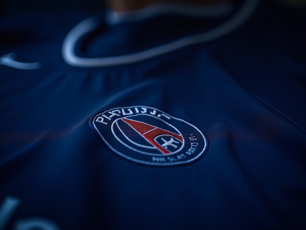 Détail tissu et écusson du maillot PSG 2026-2027 Nike Dri-FIT ADV