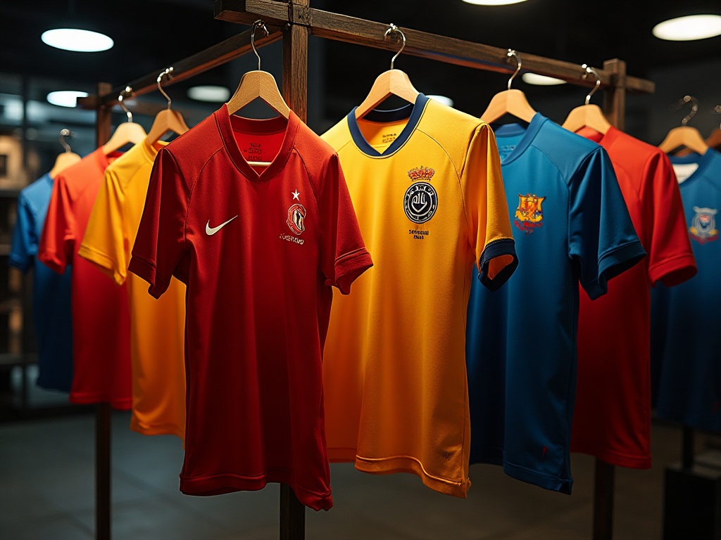 Collection de maillots de foot concept d'équipes nationales en édition limitée