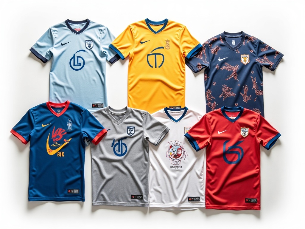 Maillots de concept football en édition limitée numérotée