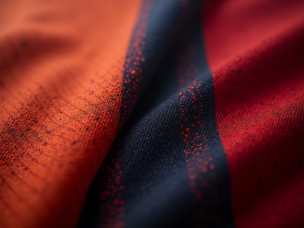 Comparaison tissu maillot de foot version joueur versus replica en gros plan