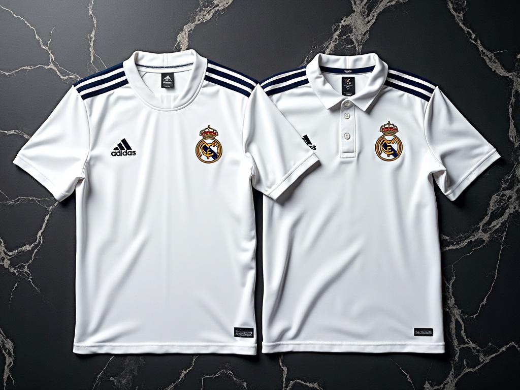 Maillot Real Madrid version Authentic joueur et version Replica fan comparés
