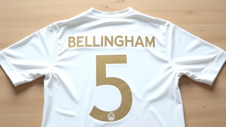 Flocage Bellingham sur ton maillot de foot : le guide complet 2026