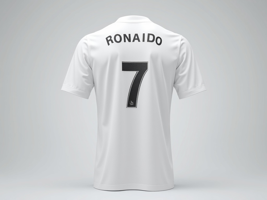 Maillot Real Madrid avec flocage Ronaldo 7 officiel dans le dos