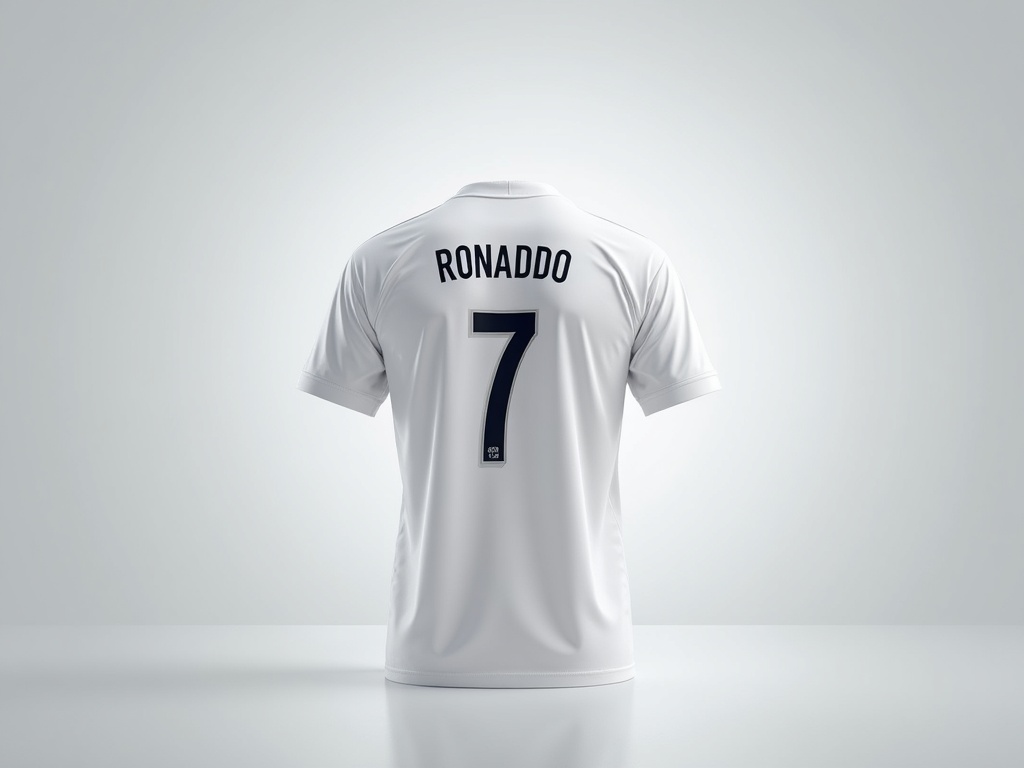 Maillot Real Madrid avec flocage Ronaldo 7 officiel dans le dos