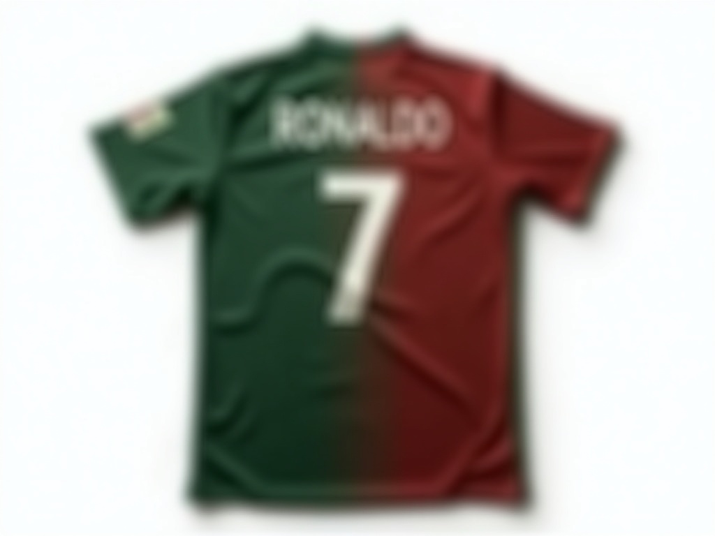 Maillot Portugal 2026 avec flocage numéro 7 Ronaldo dans le dos