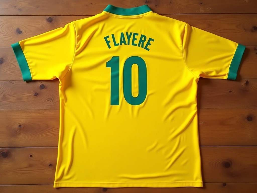 Maillot de la Seleção brésilienne jaune floqué numéro 10 Neymar