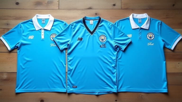 Histoire du maillot Manchester City : évolution, couleurs et moments cultes