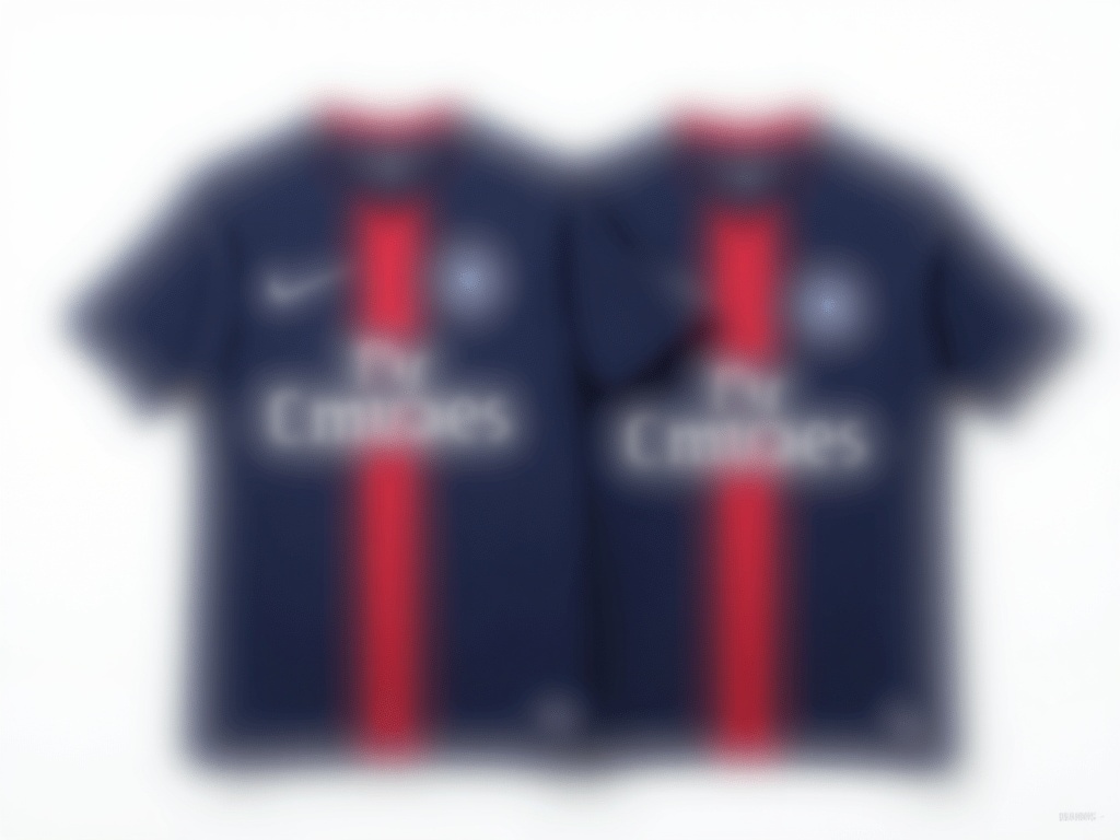 Comparaison maillot PSG Nike et maillot PSG Adidas côte à côte