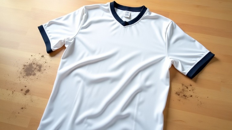 Détacher un maillot de foot blanc : le guide complet pour retrouver un tissu immaculé