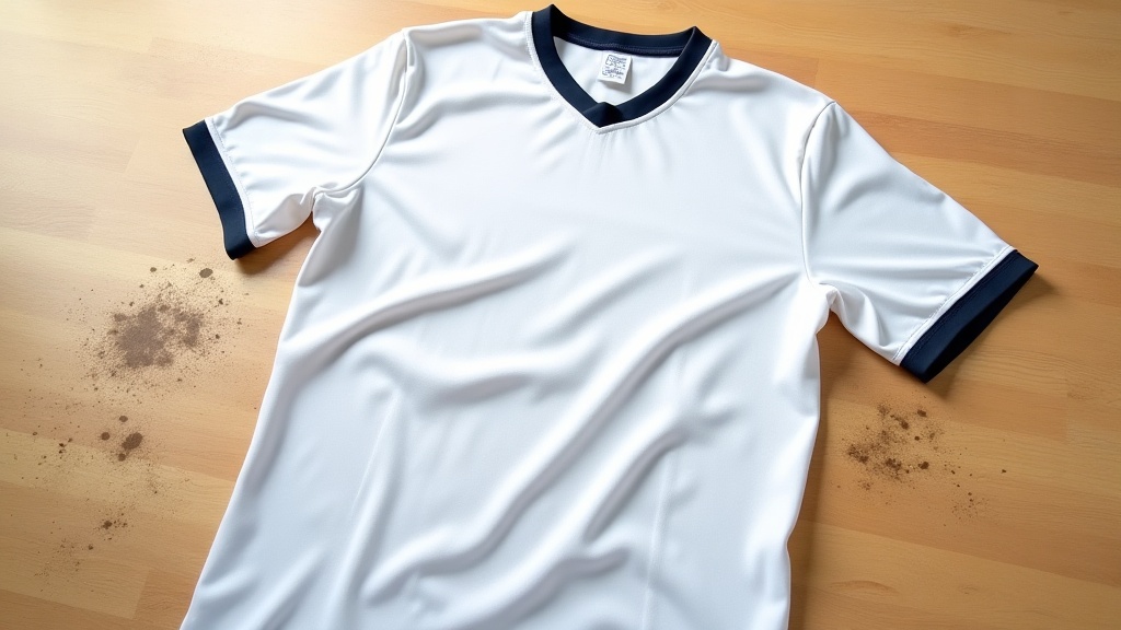Détacher un maillot de foot blanc : le guide complet pour retrouver un tissu immaculé