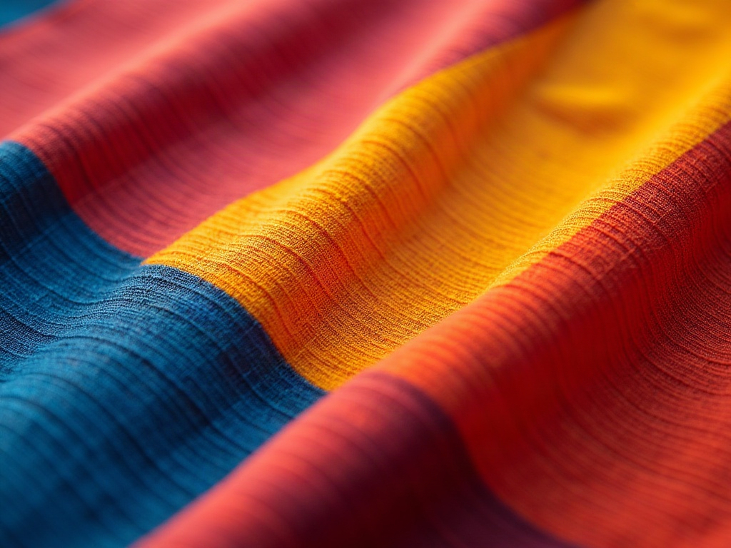 Tissu d'un maillot de foot exposé au soleil direct montrant les effets des UV sur les fibres