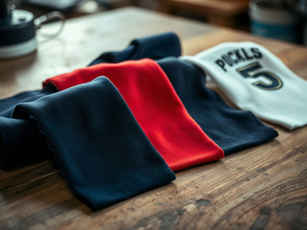 Comparatif des quatre techniques de flocage sur tissu maillot de foot : vinyle flex, flock velours, broderie et sublimation