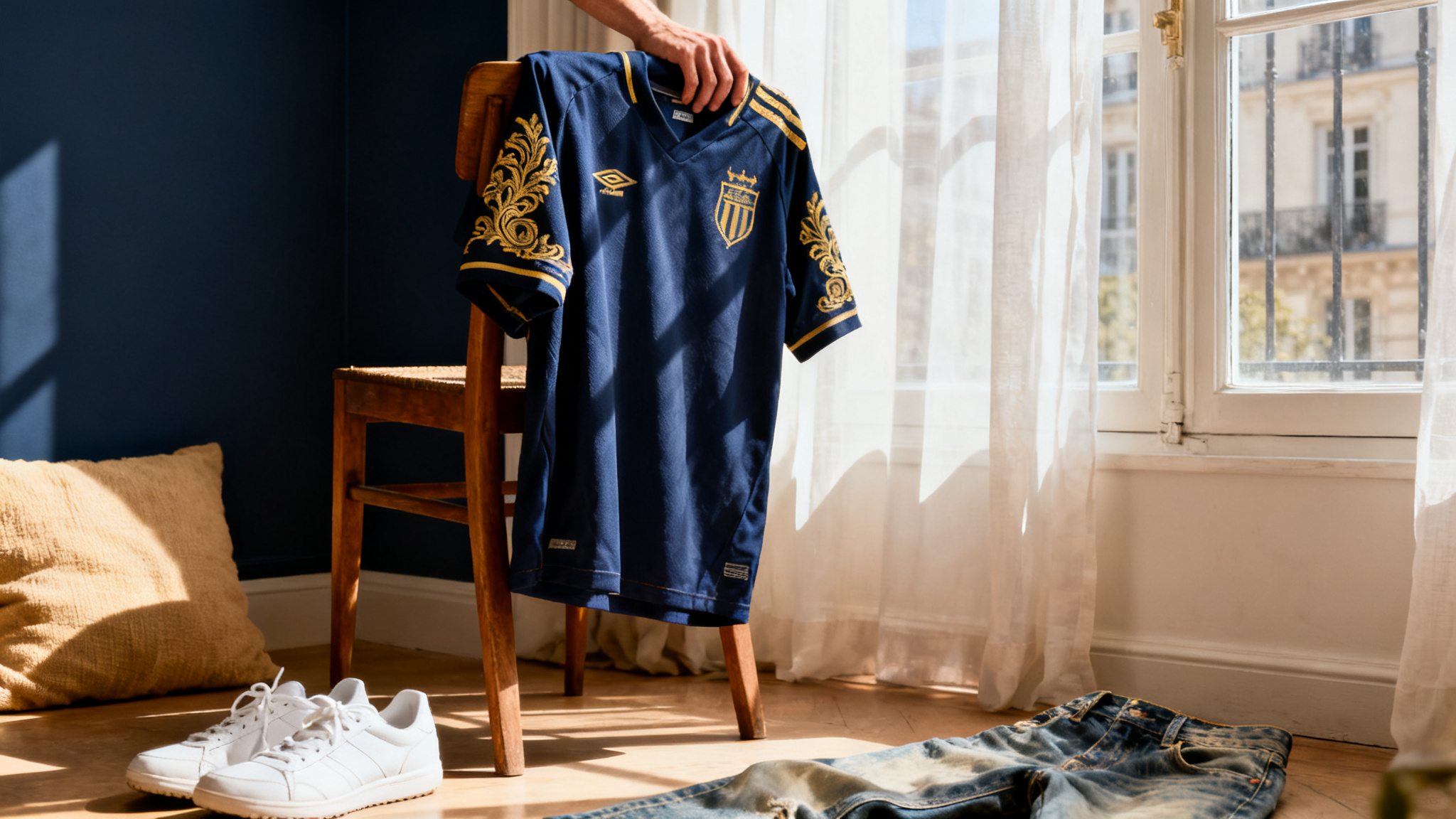 Bella Hadid et le maillot de foot : quand le vestiaire de club devient mode