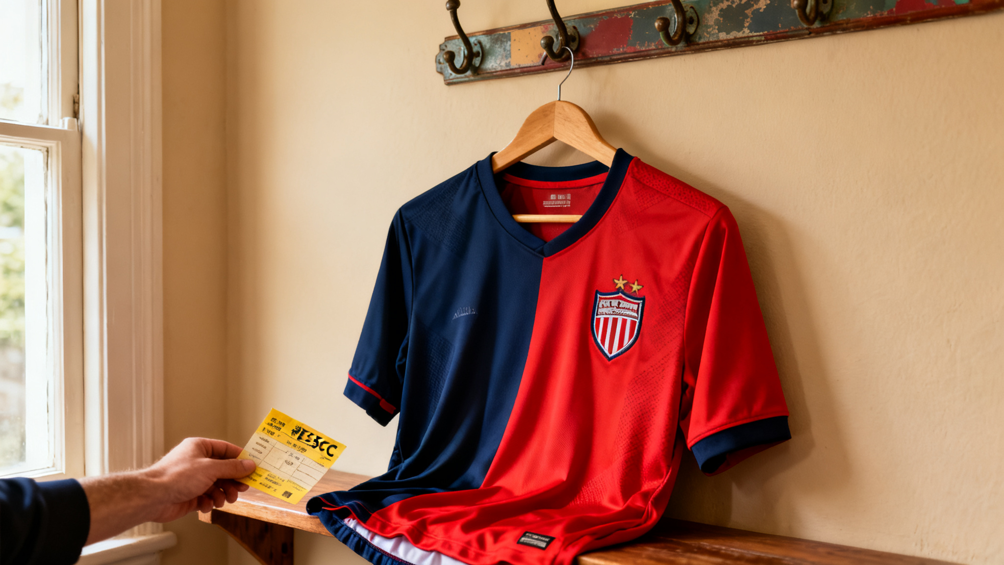 Cintre adapté maillot foot : comment préserver ta pièce sans la déformer