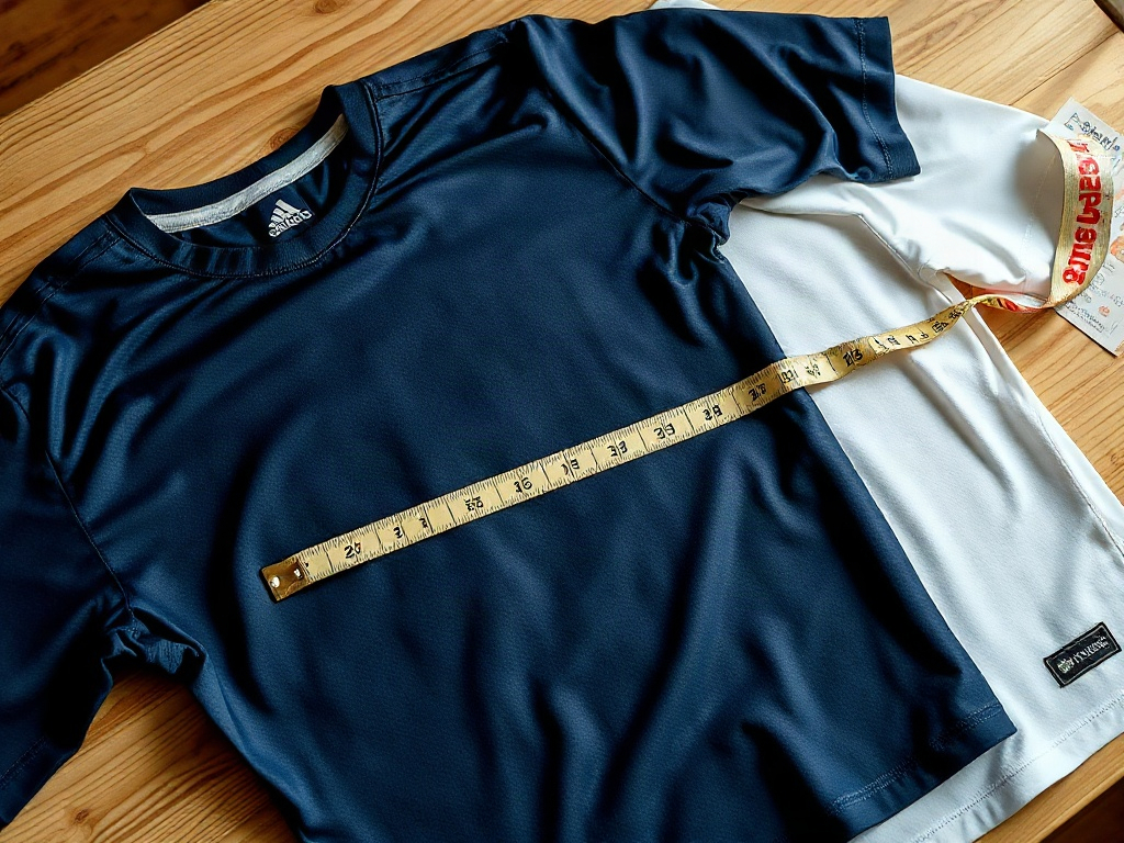 Comparaison de tailles de maillots de foot homme pour un port oversized féminin